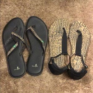 Sanuk and Toms Lot of 2 Size 9